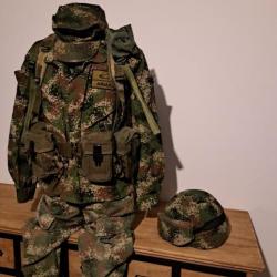 Tenue camo pixelado colombien ejercito, EXTRÊMEMENT RARE