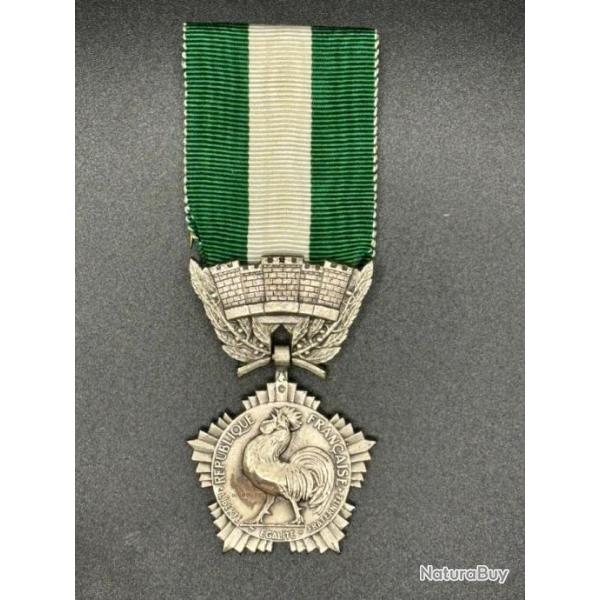 (14.001) Mdaille d'honneur dpartementale et communale - Echelon Argent