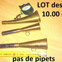 LOT de 3 cornes SANS PIPETS à 10.00 Euros !!!!!!!!!!!!! - VENDU PAR JEPERCUTE (J2A277)