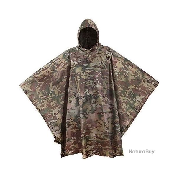 Poncho de style militaire Tente d'urgence, abri, survie Multi usage indchirable