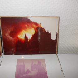 INCENDIE CATHEDRALE DE NANTES  1972 " PHOTOS "