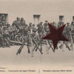 CPA - Infanterie de ligne turque  N°829