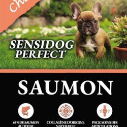 CROQUETTES SENSIDOG Perfect Chiot 6 Kg  65% de SAUMON (sans céréales/Grain free)