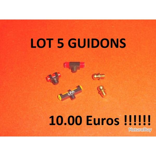 LOT de guidons laiton / LPA / rouge vert fluo  10.00 Euros !!!!!!!!! - VENDU PAR JEPERCUTE(S24D185)