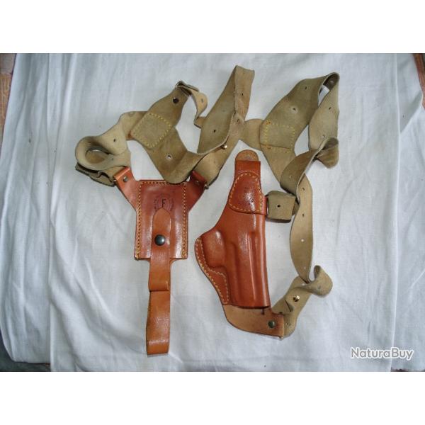 Holster d'paule cuir fauve