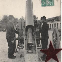 CPA-  CAMP de MAILLY artillerie lourde de campagne N°921