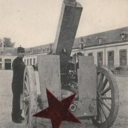 CPA-  Campagne de 1914 - Artillerie Lourde de Campagne - Pièce de 155 C.T.R N°917