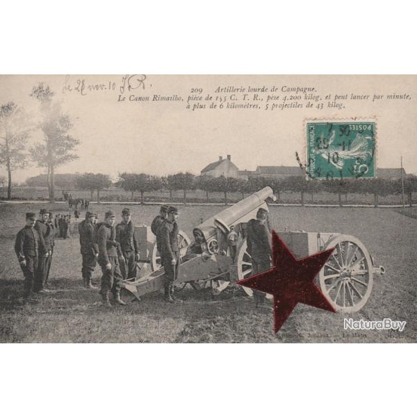 CPA-  Artillerie lourde de Campagne N916