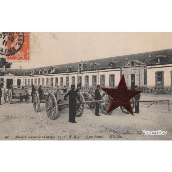 CPA-  Artillerie lourde de Campagne N748