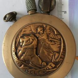 briquet 14 18 ALSACIENNE et LION  artisanat de tranchée WW 1