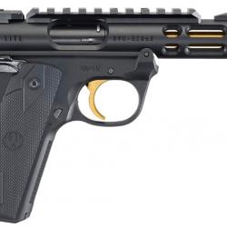 Pistolet RUGER MARK IV 22/45 Lite Black/Gold - 22 Lr