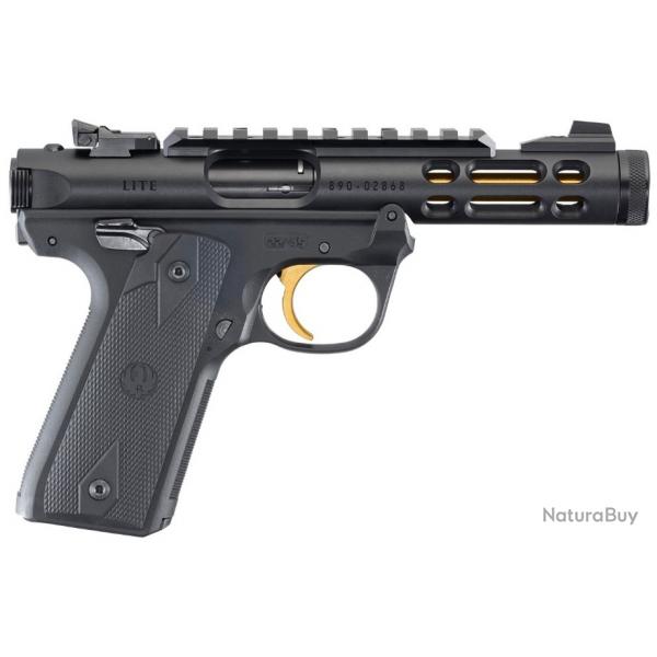 Pistolet RUGER MARK IV 22/45 Lite Black/Gold - 22 Lr