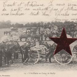 CPA - Artillerie au Camp de MAILLY  N°119