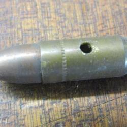 1 munition PA 35 PM SE-MAS 1935 7.65 long.neutra seconde guerre mondiale 1944Tarbes occupation 7.65L