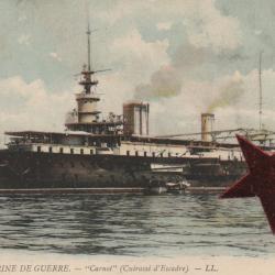 CPA - Marine de  Guerre -" CARNOT"  Cuirassé d'Escadre N°115