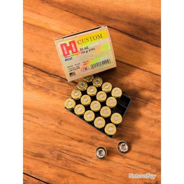 BOITE DE 20 CARTOUCHES HORNADY 50AE 300GR XTP