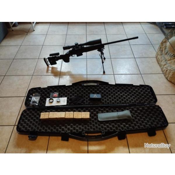 Vends fusil  lunette HOWA 308 WIN avec 6 botes de 20 cartouches 7.62x51 et son tui.