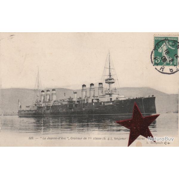 CPA - MARINE DE GUERRE -" LA JEANNE-D'ARC " Croiseur de 1er classe - N108
