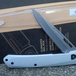 Couteau Gerber Affinity Sylver Aluminium Manche Alu/Acier Lame Acier 7Cr17MoV Framelock Clip