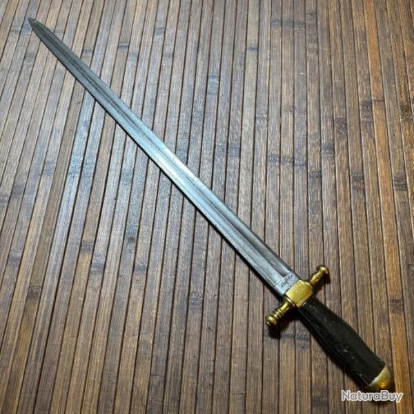 GLAIVE MODLE 1838 D'ADMINISTRATION COULEAUX & CO KLINGENTHAL PLUS RARE QUE LA DAGUE