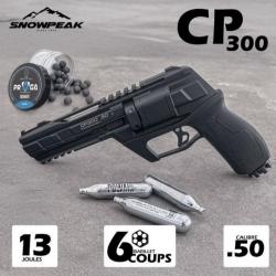 PACK REVOLVER SNOWPEAK CP300 C50 13J + CO2 + BILLES