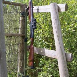 Râtelier solognot, porte arme mirador , poste de chasse