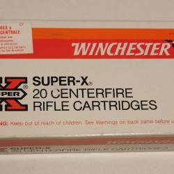 20 cartouches WINCHESTER SUPER X 30-30 ogive 150 grains SILVERTIP