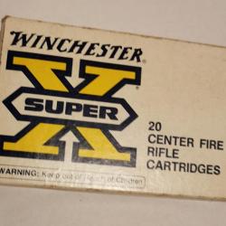 11 cartouches WINCHESTER SUPER X  284 WINCHESTER ogive 150 grains POWER POINT SP