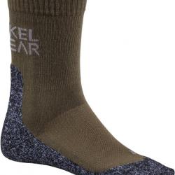 Chaussettes Merino short (Couleur: Vert / Gris, Taille: 44/45)