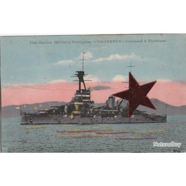 CPA - MARINE Militaire Francaise  - "PROVENCE" Cuirass Turbine N267