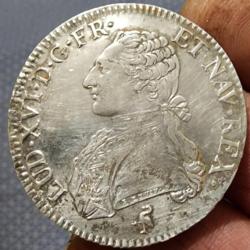 Rare écu louis xvi 1790