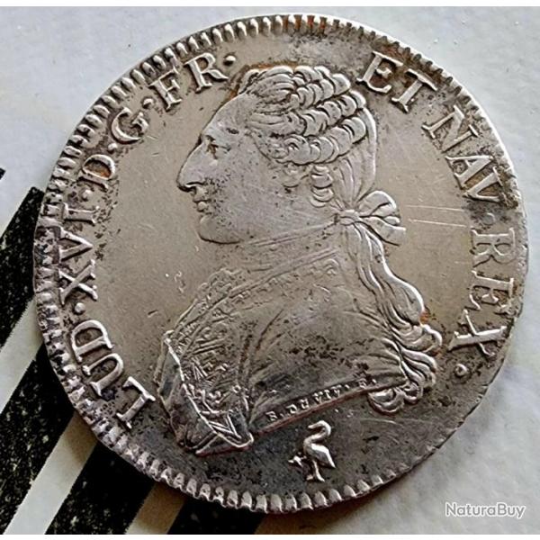 Rare cu louis xvi 1790