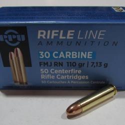 2 boites neuve de 50 cartouches Partizan  de calibre 30 M1 110 grains , FMJ