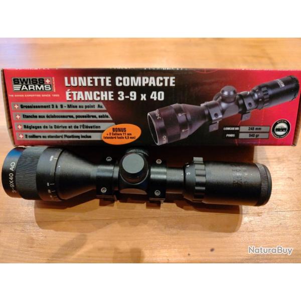 Lunette swiss arms compact 3-9x40