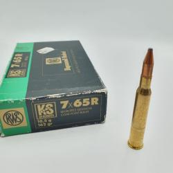 BOITE DE 19 MUNITIONS RWS 7X65R - 162GRS KS GESCHOSS -