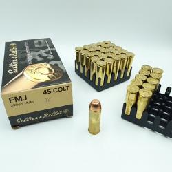 36 CARTOUCHES SELLIER BELLOT CAL.45COLT - 230GR FMJ -