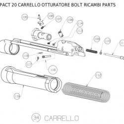 Axe de percuteur Beretta A400