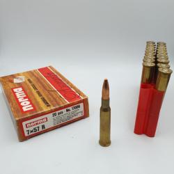 BOITE 20 MUNITIONS NORMA CAL.7X57R -150GRS FMJ - REF D