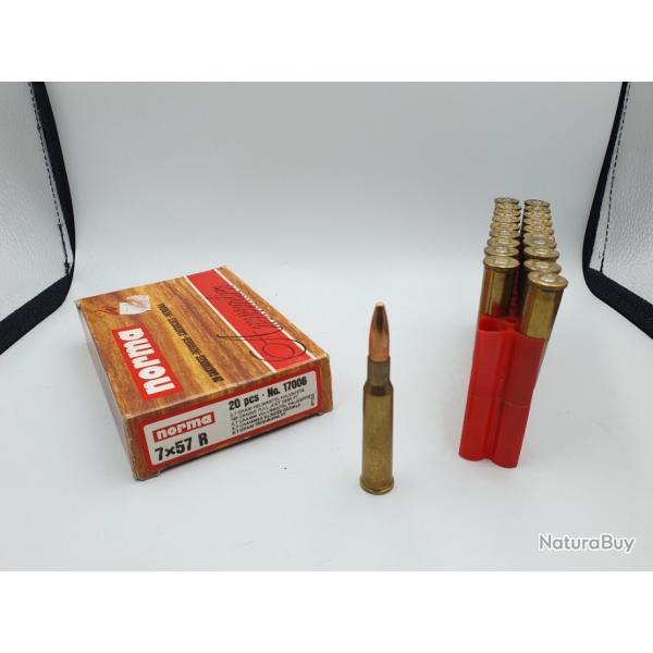 BOITE 20 MUNITIONS NORMA CAL.7X57R -150GRS FMJ - REF D