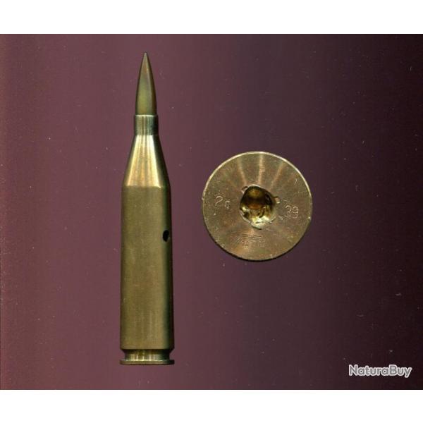 7.92 x 94 Panzerbchse 38/39 - tui laiton 94 mm - balle ordinaire - marquage: P aigle WaA700 39 2g