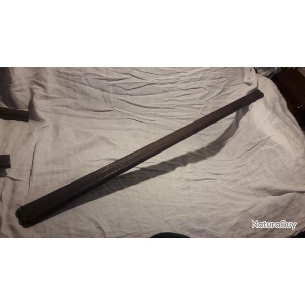 long canon de vieux fusil de chasse a percussion cal 16