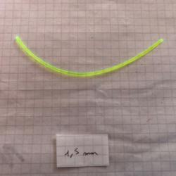 Fibre optique verte 10cm x 1.5mm