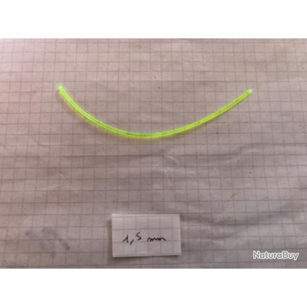 Fibre optique verte 10cm x 1.5mm