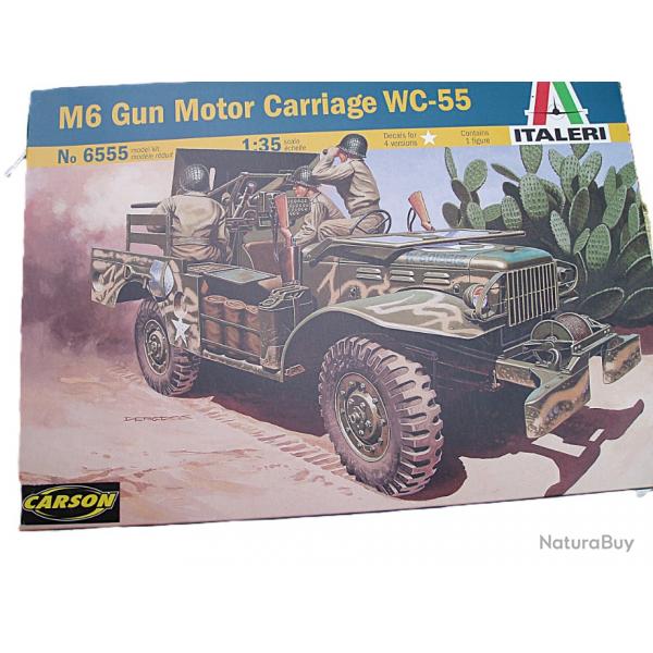 Maquette 1:35  M6 gun mortier carriage WC 55