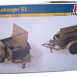 Maquette  1:35 remorque allemande WW2