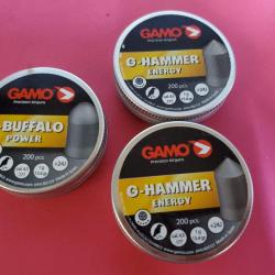 lot de plomb 4.5 Gamo energy et power 3 boites