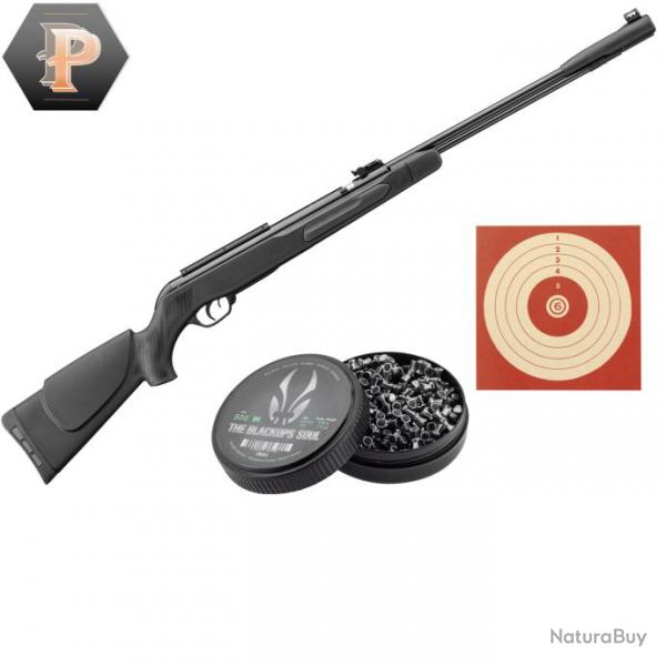 Carabine  plombs Gamo CFX Cal. 4.5 mm-19,9 J + plombs + cibles