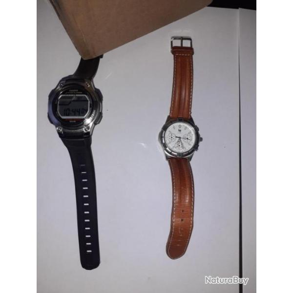 deux montres lip et casio