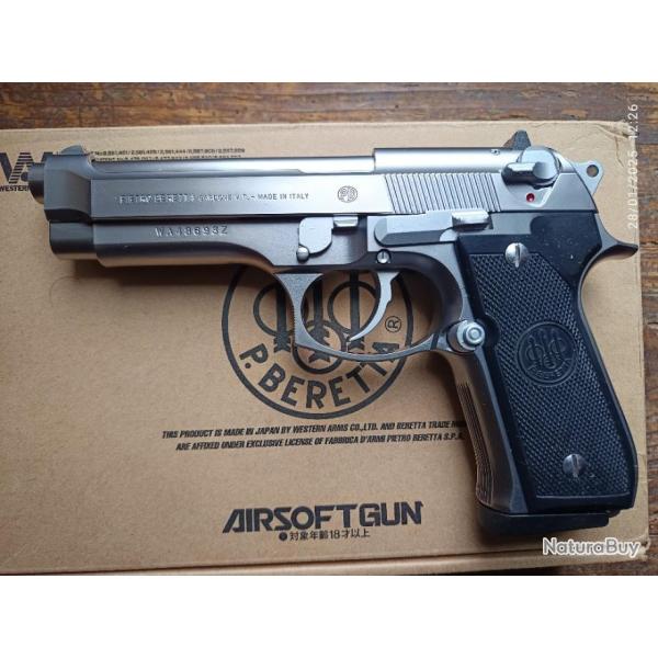 Airsoft Beretta 92FS silver WesternArms