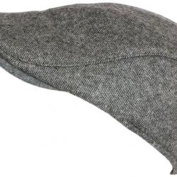 Casquette Beret Gris Chiné en Laine Hipster Taille Réglable Nylney Taille unique Gris